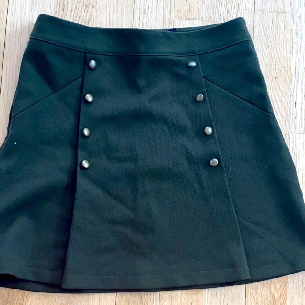 Olive green skirt